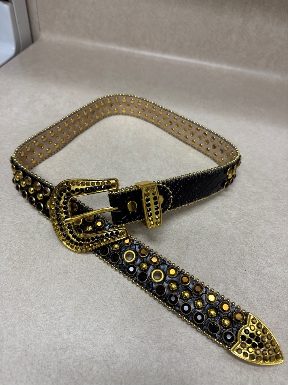 Belt premium  with bling